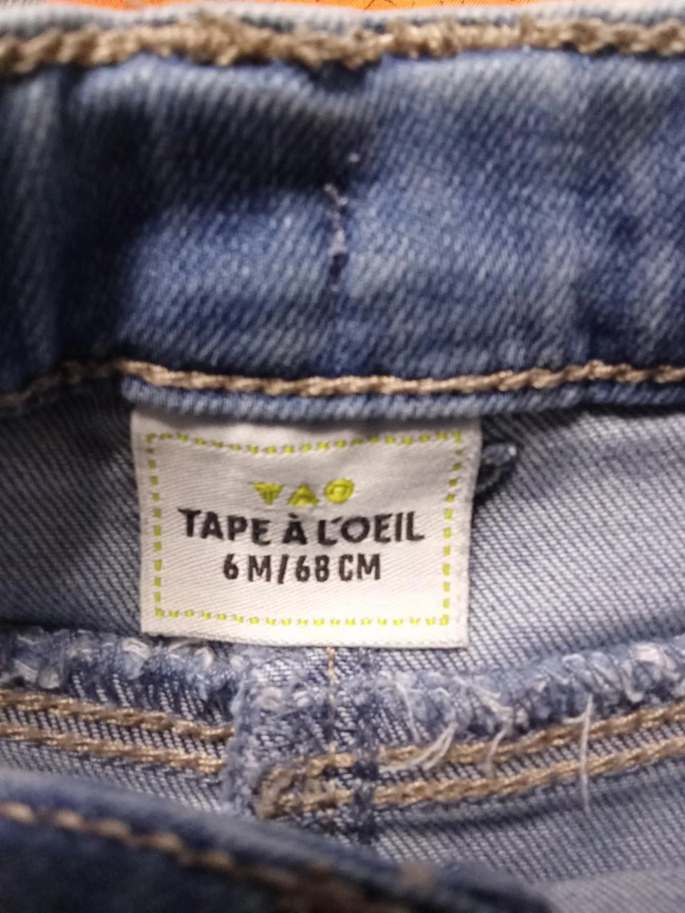 Blue Tape à L'Oeil jeans 6 months – photo 9